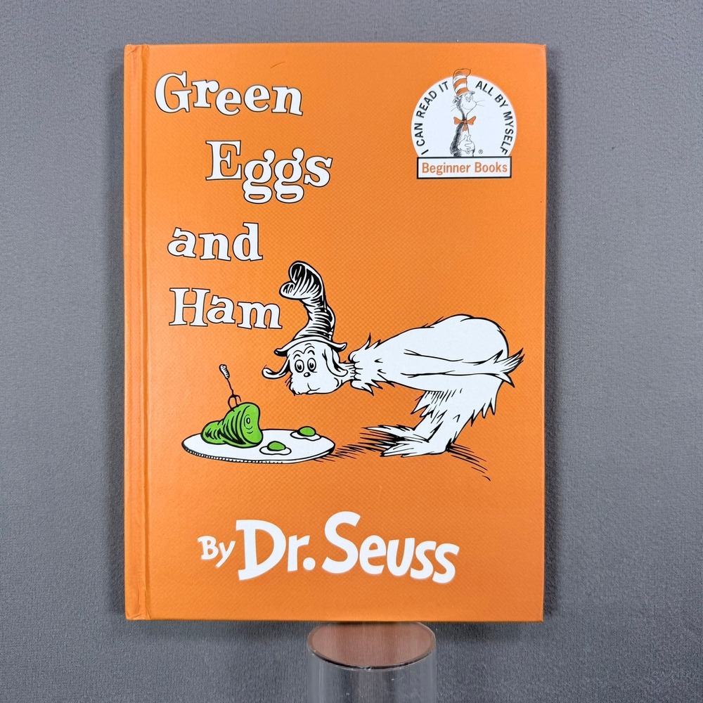 Dr. Seuss Green Eggs and Ham Hardcover 1960 Beginner Books Childrens Fiction
